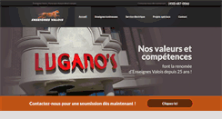 Desktop Screenshot of enseignesvalois.com
